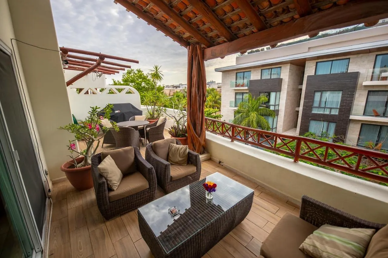 Апартаменты Penthouse Holiday Playa Del Carmen At Mamitas Beach